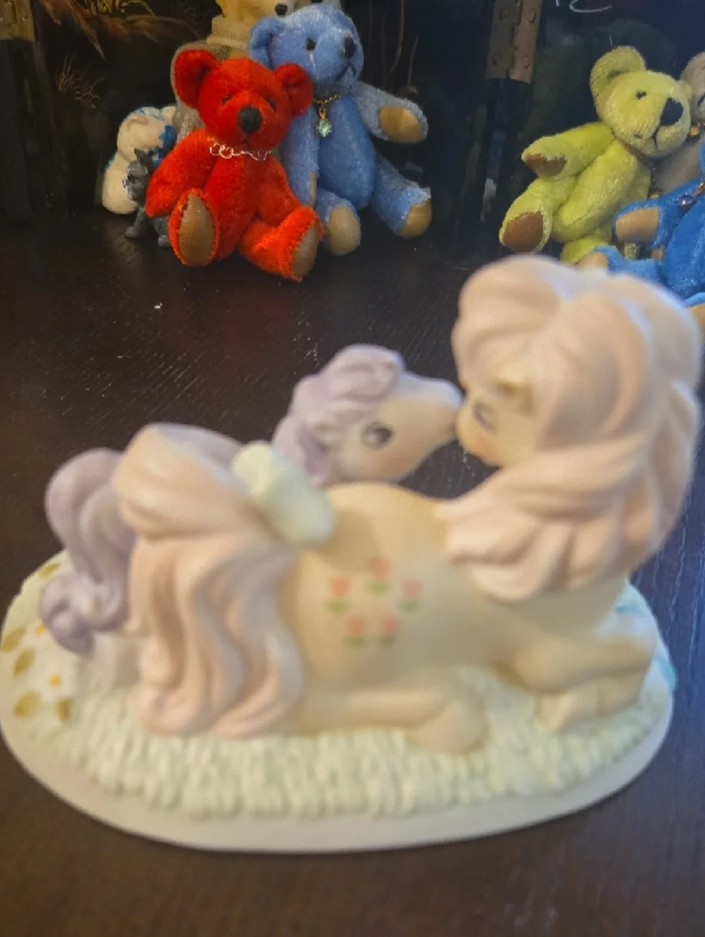 Hasbro Pastel White and Lavender Pony Figurine Pair - Picture 4 of 6